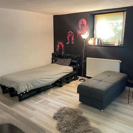 Pallet Bed With Lights Small Studio Cluj-Napoca Esterno foto